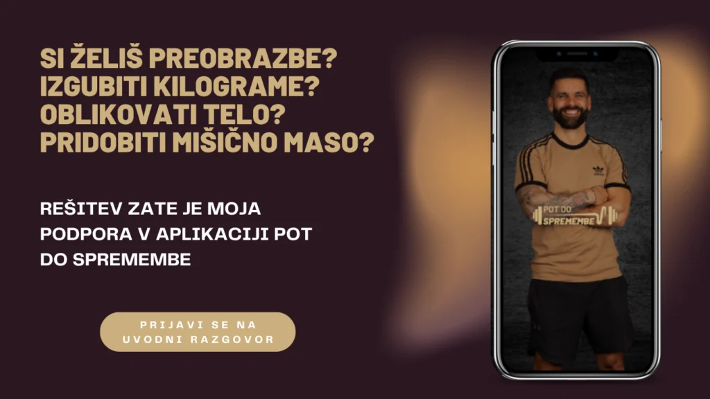 aplikacija osebno trenerstvo